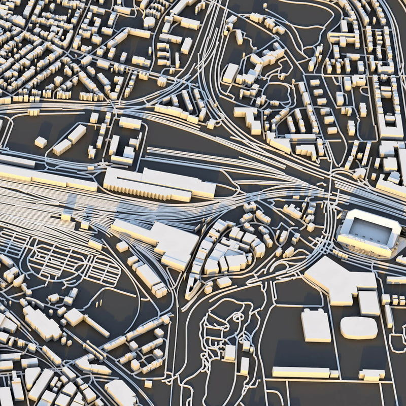 Basel City Map - Luis Dilger
