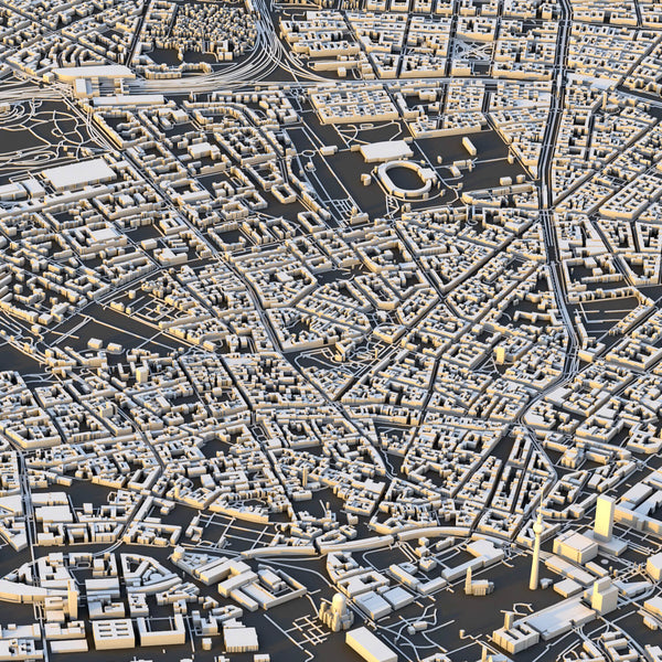 Berlin City Map - Luis Dilger