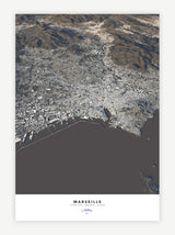 Marseille City Map - Luis Dilger