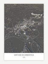 Santiago de Compostela City Map