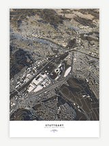 Stuttgart City Map - Luis Dilger