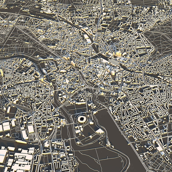Hannover City Map - Luis Dilger