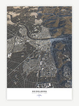 Heidelberg City Map - Luis Dilger