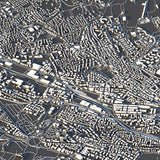 Lausanne City Map - Luis Dilger