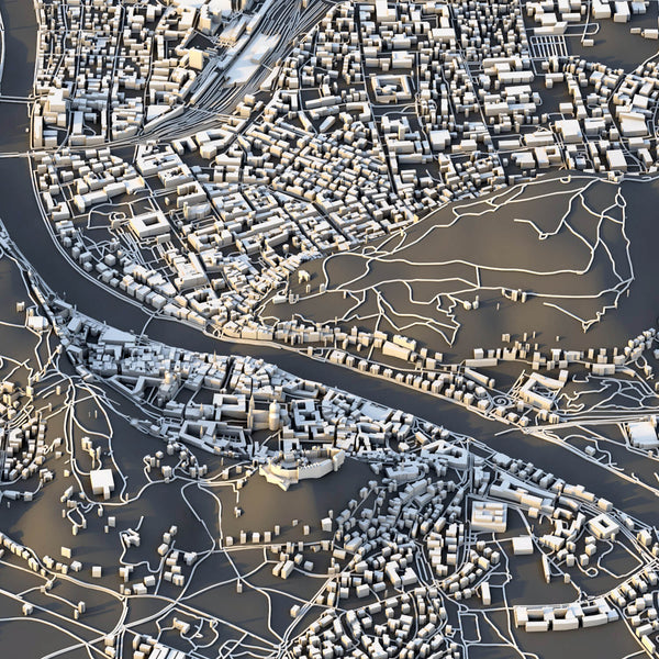 Salzburg City Map - Luis Dilger