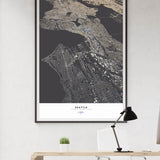 Seattle City Map - Luis Dilger