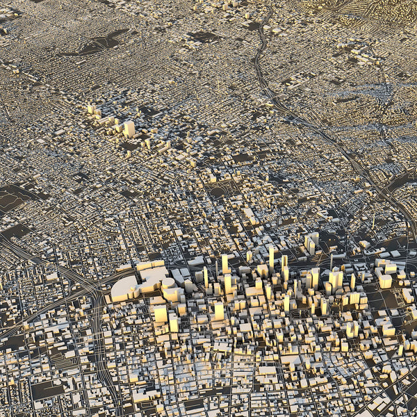 Los Angeles City Map - Luis Dilger