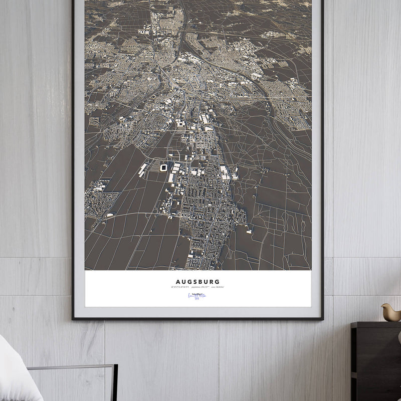 Augsburg City Map - Luis Dilger