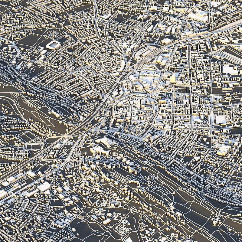 Bielefeld City Map - Luis Dilger