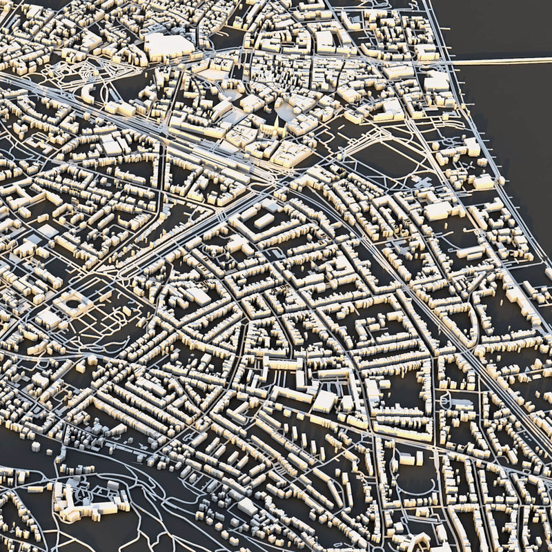 Bonn City Map - Luis Dilger