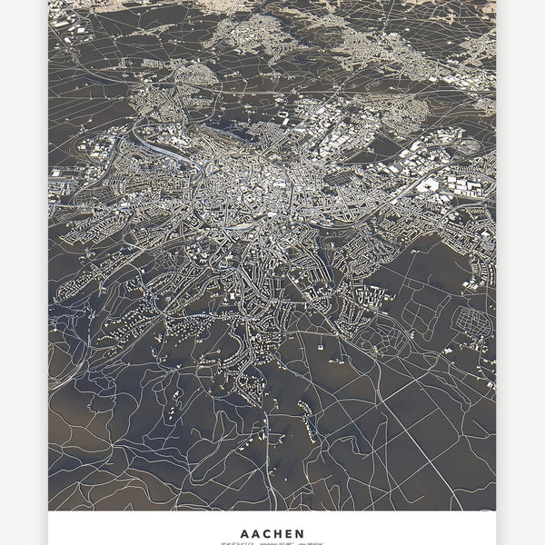 Aachen City Center Map