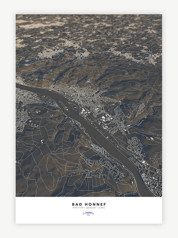 Bad Honnef City Map - Luis Dilger