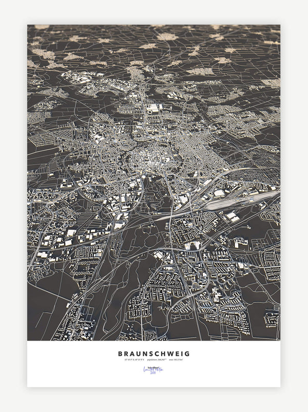 Braunschweig City Map - Luis Dilger