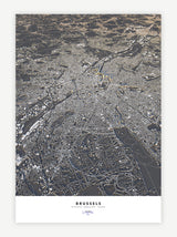 Brussels City Map - Luis Dilger
