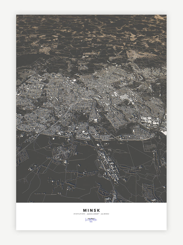 Minsk City Map - Luis Dilger