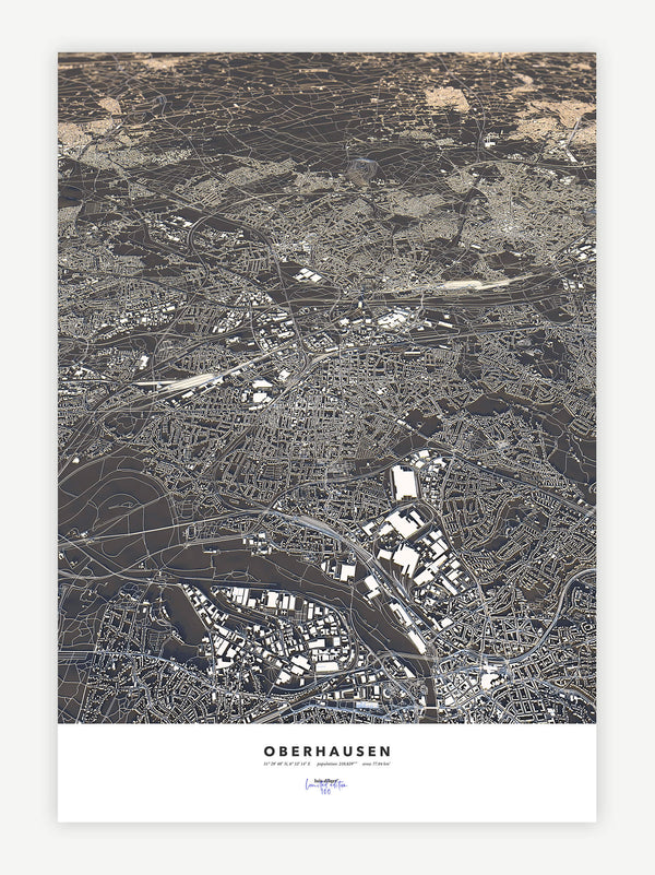 Oberhausen City Map - Luis Dilger