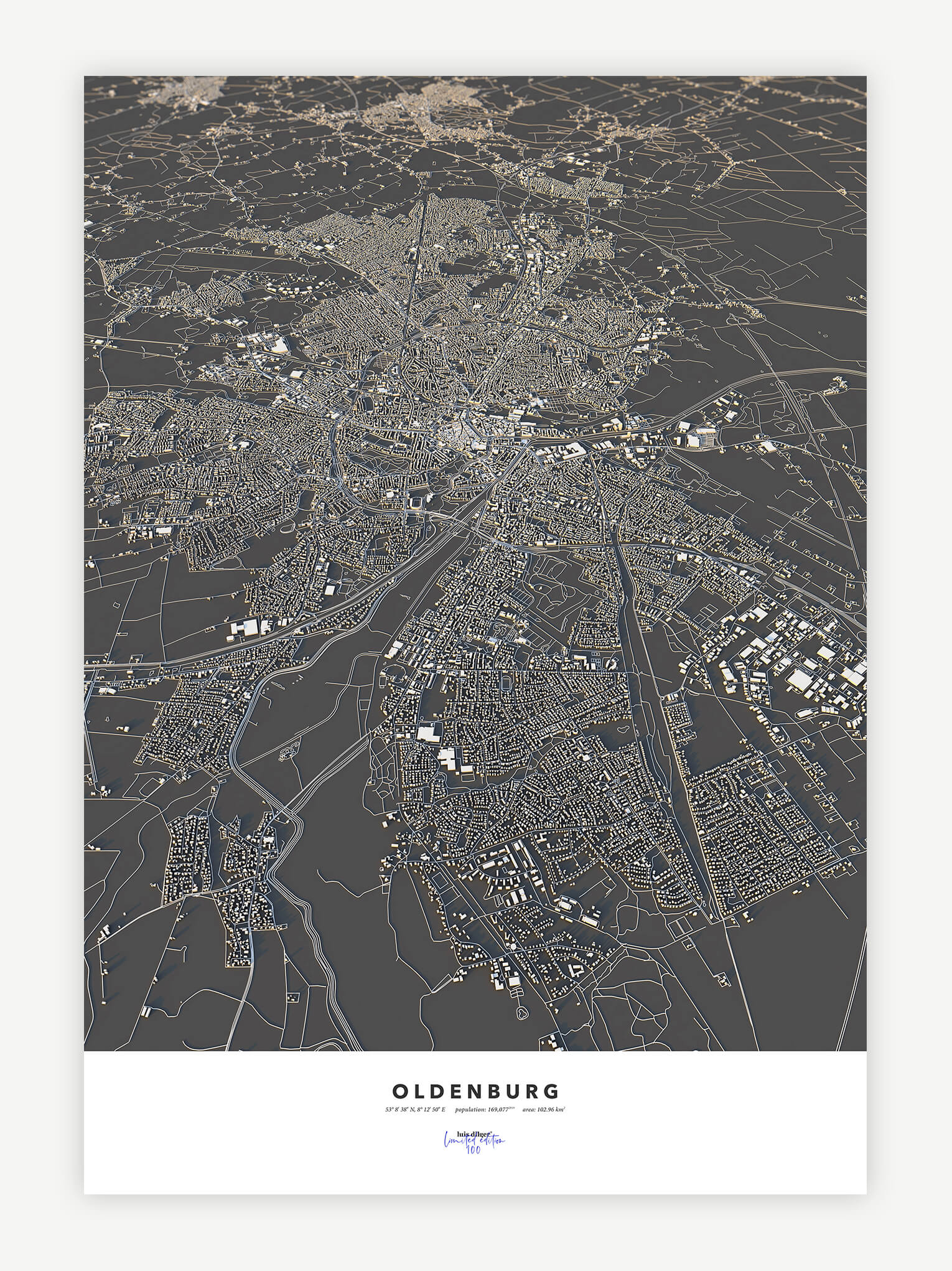 Oldenburg City Map – Luis Dilger