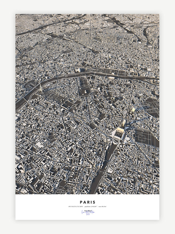 Paris City Map New - Luis Dilger