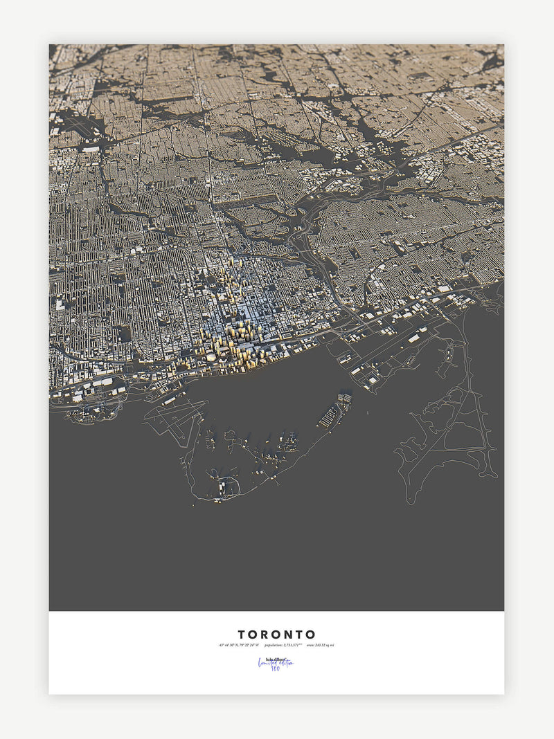 Toronto City Map - Luis Dilger