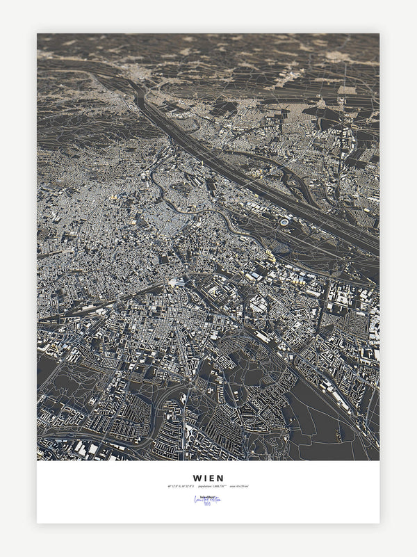 Wien City Map - Luis Dilger
