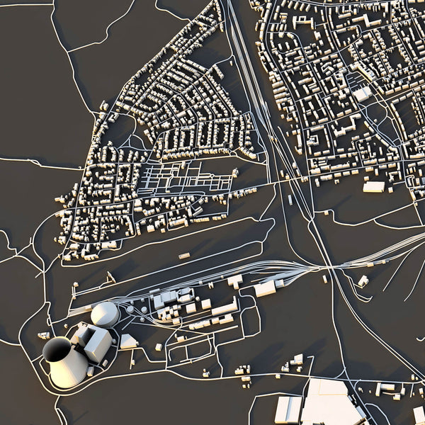 Dinslaken City Map - Luis Dilger