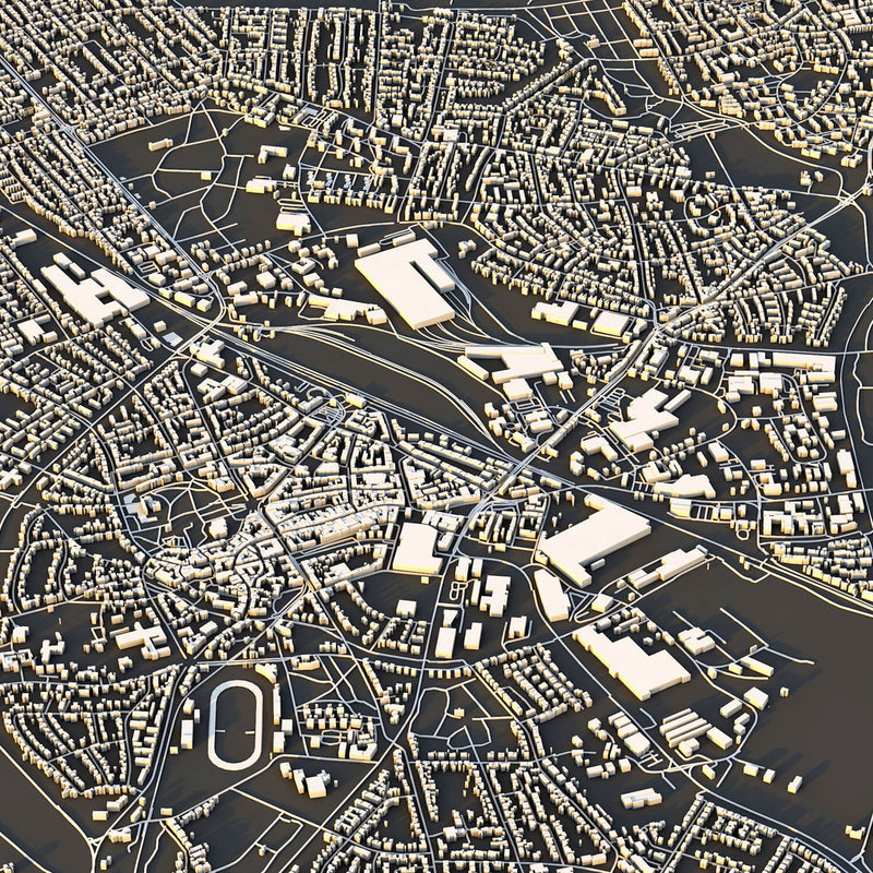 Dinslaken City Map - Luis Dilger