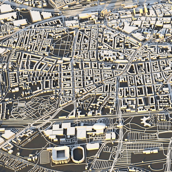 Dortmund City Map - Luis Dilger