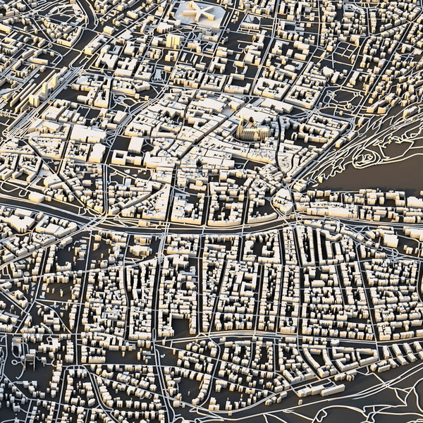 Freiburg City Map - Luis Dilger