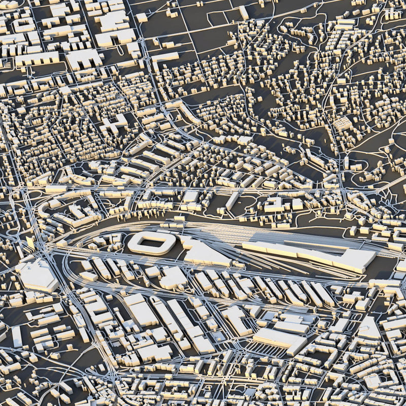 Geneva City Map - Luis Dilger