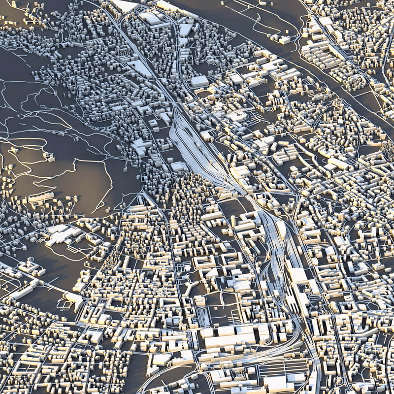 Graz City Map - Luis Dilger
