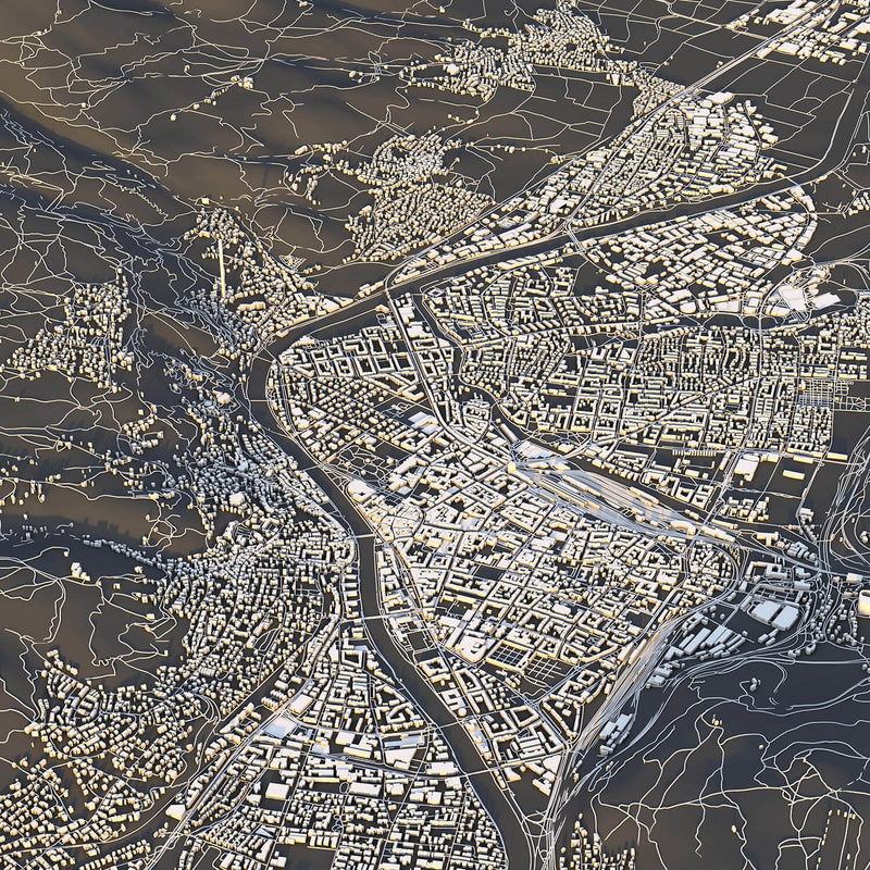 Innsbruck City Map - Luis Dilger