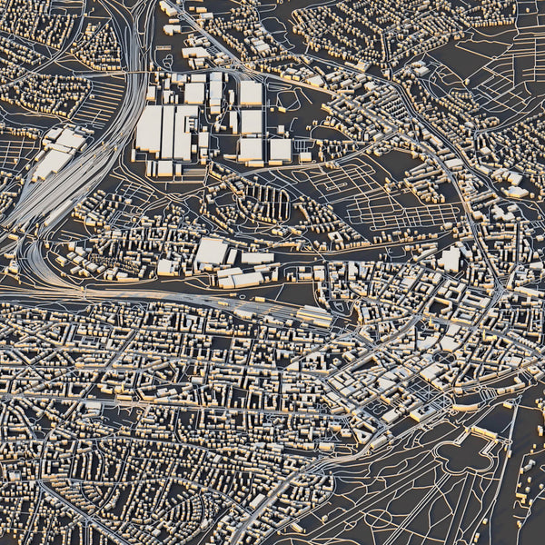 Kassel City Map - Luis Dilger