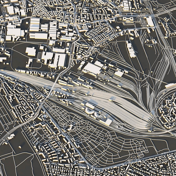 Nürnberg City Map - Luis Dilger