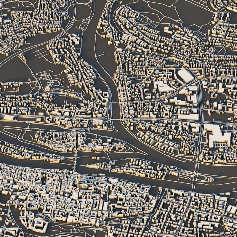 Regensburg City Map - Luis Dilger