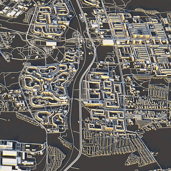 Rostock City Map - Luis Dilger