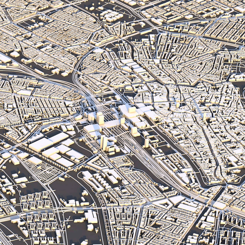 Utrecht City Map - Luis Dilger