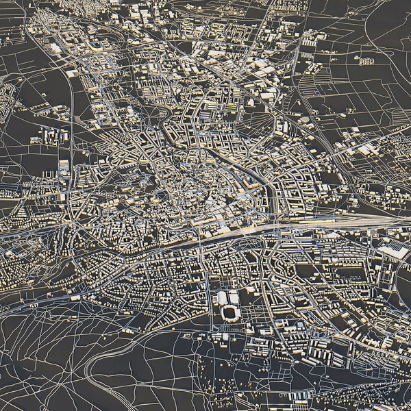 Erfurt City Map - Luis Dilger